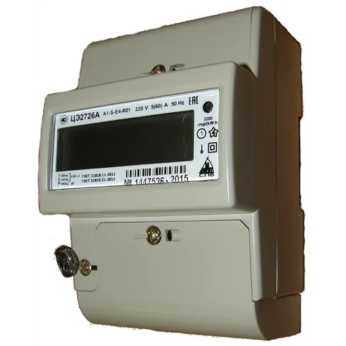 Счетчик электроэнергии однофазный многотарифный, 5(60)А, корпус R01, модуль LoRaWaN СпбЗИП, выход под антенну SMA Счетчик электроэнергии однофазный многотарифный, 5(60)А, корпус R01, модуль LoRaWaN СпбЗИП, выход под антенну SMA